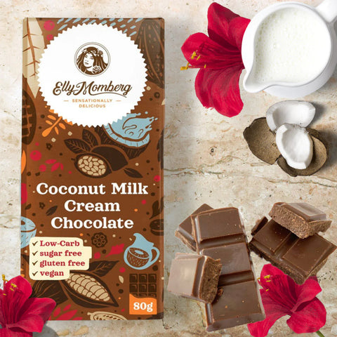 Tablette chocolat à la crème au lait de coco - 80g