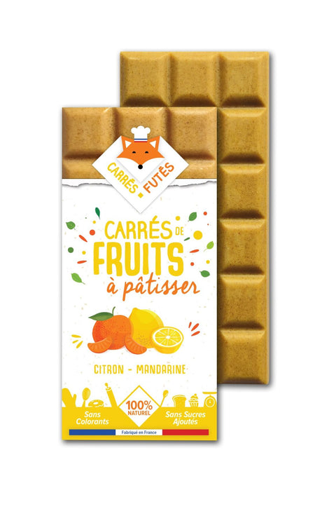 Tablette chocolat citron et mandarine - 70g