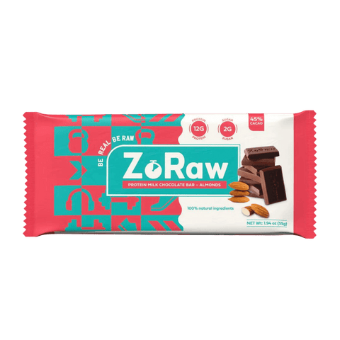 Chocolate bar with almonds and protein No added sugar - 55g