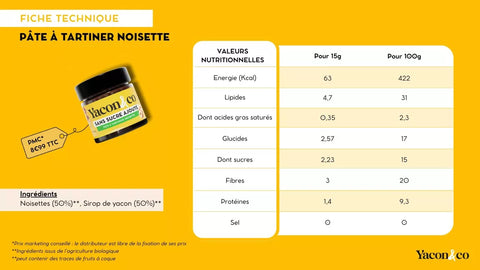 Pâte à tartiner noisettes BIO - 200g