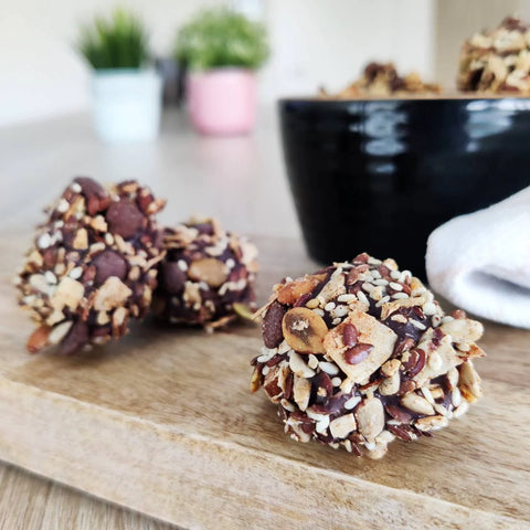 Mixed cereal and dark chocolate balls - 150g