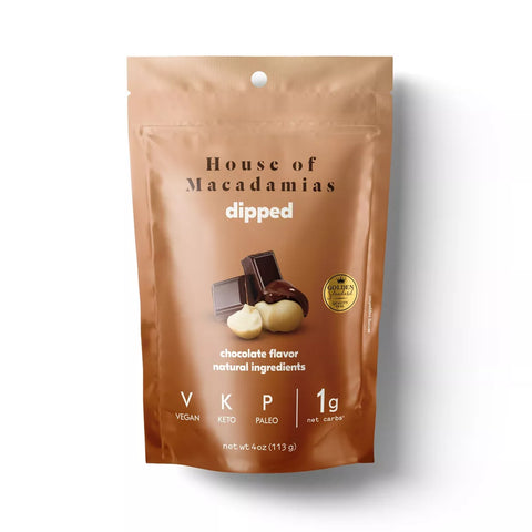 Noix de macadamia enrobées de chocolat - 113g