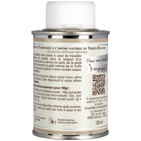 Huile à l'arôme naturel de truffe blanche - 125ml