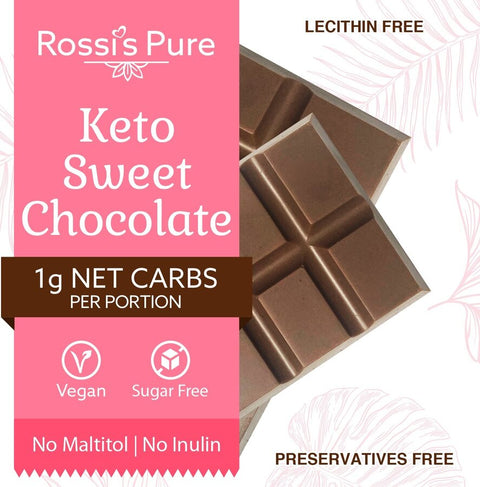 Tablettes chocolat Sans sucre Keto - 50g