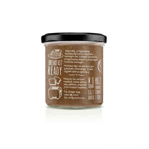 Hazelnut spread No added sugar Organic - 300g