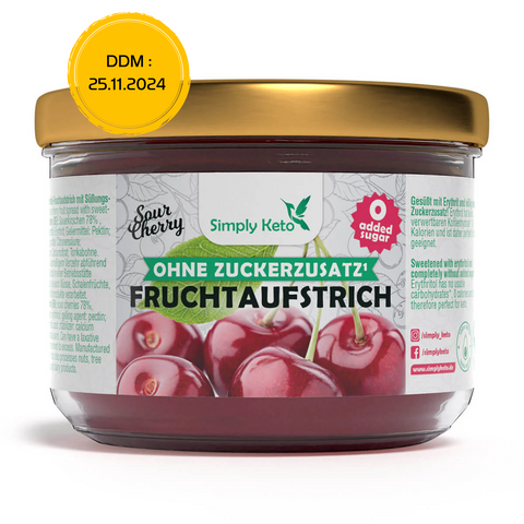 Confiture de cerises - 230g - Anti-gaspi