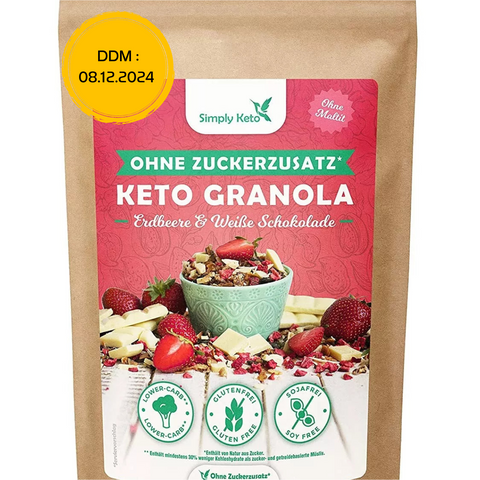 Granola muesli à la fraise - 250g - Anti-Gaspi