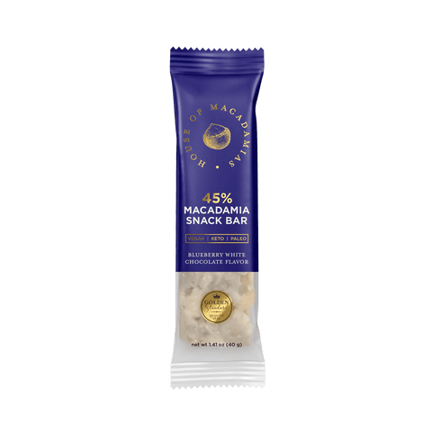 White chocolate and blueberry bar - 40g