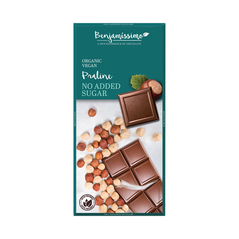 Chocolate bar praline No added sugar Organic - 70g