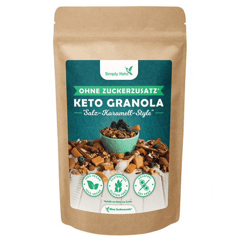 Granola croquant au caramel et sel Keto - 250g