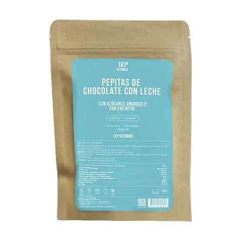 Milk chocolate chips - 100g