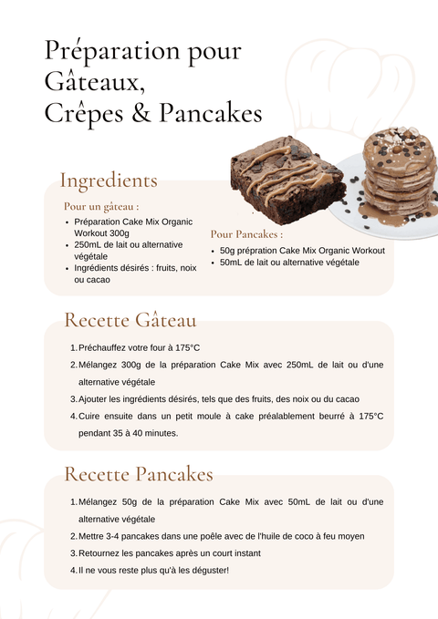 Préparation pour gâteaux, crêpes et pancakes BIO - 300g - Anti-gaspi