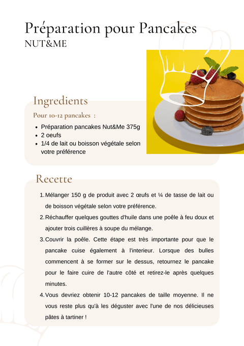 Préparation pour pancakes Keto - 375g - Anti-Gaspi