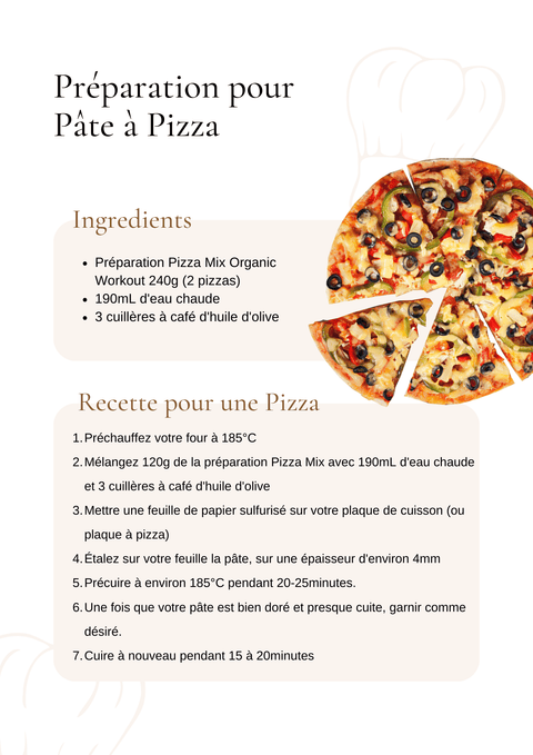 Préparation pour pâte pizza BIO - 240g