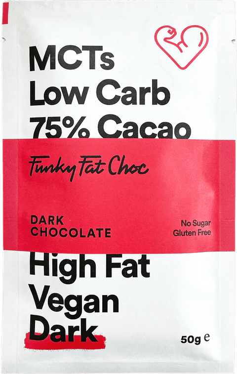 Dark chocolate bar 75% Sugar free Organic - 50g